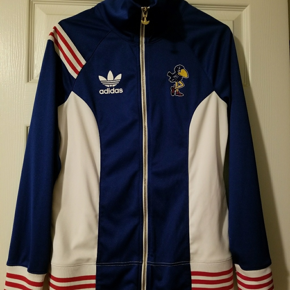 KU Jayhawks old school Adidas Jacket